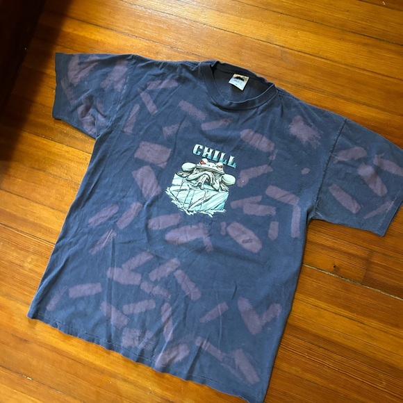 Life Forms Just Chill Vintage XL Tee ; Single stitch . Clean and in great shape! - Picture 5 of 7